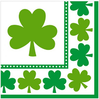 St Pats Shamrock Lunch Napkins
