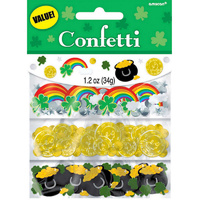 St Pats Confetti Multipack - 3 Designs - 34g