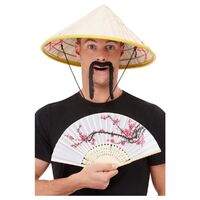 Oriental Kit - Includes hat, tash and fan