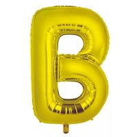 Letter "B" Gold 34" Foil Balloon