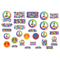 Feeling Groovy Cutouts - 30pcs