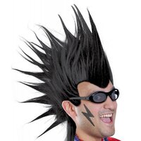 Black Mohawk Wig - Adult Size