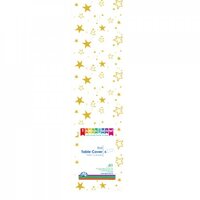 Gold Stars Table Cover Roll 30M