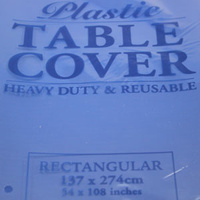 Blue Rectangle Table Cover