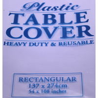 Lavender Rectangle Plastic Tablecover (137x274cm)