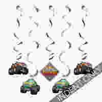 Monster Truck Rally Dizzy Danglers - Pk 5