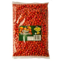 Choc Buttons Red 1kg