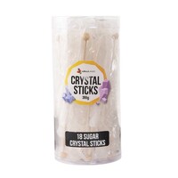 Crystal Lolly Sticks (White) - Pk 18