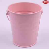 Baby Pink Tin Bucket