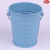 Baby Blue Tin Bucket