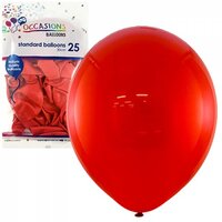 Standard Red 30cm Latex Balloons - Pk 25