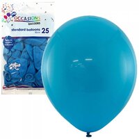 Standard Blue 30cm Latex Balloons - Pk 25
