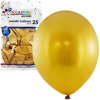 Metallic Gold 30cm Latex Balloons - Pk 25