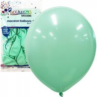 Macaron Green Latex Balloons (30cm) - Pk 25