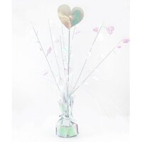 Heart Iridescent 30cm Latex Balloons - Pk 25
