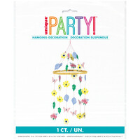 Pastel Floral Butterfly Paper Chandelier**