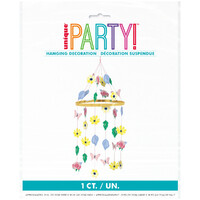 Pastel Floral Butterfly Paper Chandelier