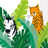 Abstract Animal Safari Napkins Pk16