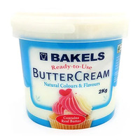 Bakels Ready-To-Use Vanilla Buttercream (2kg)