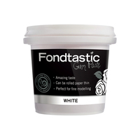 Fondtastic Ready To Use Gum Paste White 8oz 225gm