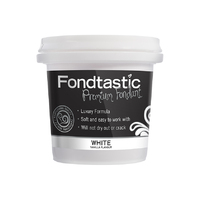 Fondtastic Vanilla Flavoured Fondant White 8oz/226g