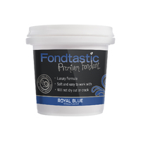 Fondtastic Vanilla Flavoured Fondant Royal Blue 8oz/226g