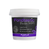 Fondtastic Vanilla Flavoured Fondant  Purple 8oz/226g