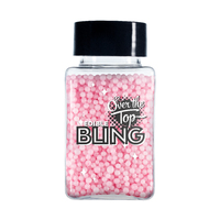 Over The Top Edible Bling Sprinkles - Pink 60g