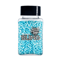 Over The Top Edible Bling Sprinkles - Blue 60g
