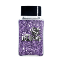 Over The Top Edible Bling Sanding Sugar - Purple 80g