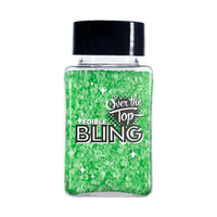 Over The Top Edible Bling Sanding Sugar - Green 80g