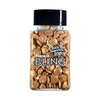 Over The Top Edible Bling Gold Confetti 55g