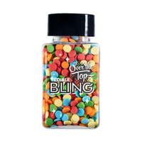 Over The Top Edible Bling Bright Sequins - Mixed 55g