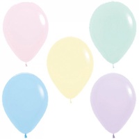 Matte Pastel Latex 30cm Balloons - Pk 25