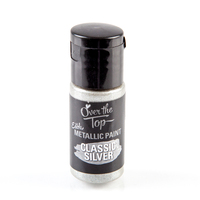 Over the Top Classic Silver Edible Metallic Paint (15ml)