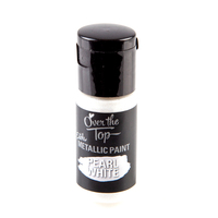 Over the Top Pearl White Edible Metallic Paint (15ml)