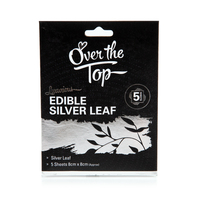 Over the Top Silver Leaf Transfer Sheet (5 PIECE)