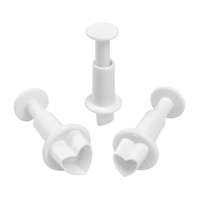 Mondo Heart Plunger Cutter Set 3 Piece