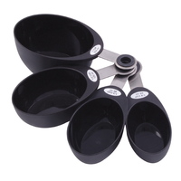 Mondo 4-Piece Measuring Cup Set - Black