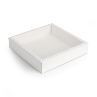 Mondo White Square Cookie Box (15.5x15.5x3.5cm)