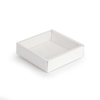 Mondo White Square Cookie Box (9x9x2.5cm)