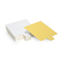 Mondo Compressed Double-Sided Gold/Silver Cake Slip Square 80mm - 25pk