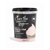 Over The Top Pastel Pink Buttercream (425g)