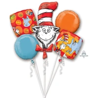 Dr. Seuss Foil Balloon Bouquet 5 Pack