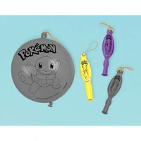 Pokemon Classic Punch Balloons Party Favours 4 Pack
