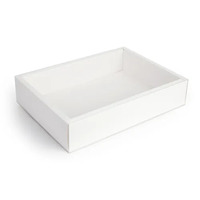 Mondo White Rectangle Cookie Box (25.5x17.5x5.5cm)