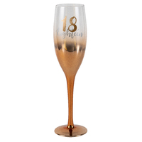 18Th Champagne Flute Rose Gold Ombre - 150Ml