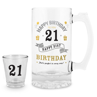 21st Shot & Stein Set