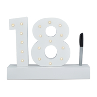 "18" LED White Signature Block (23cm)