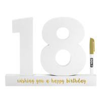 18th White Signature Block With Marker